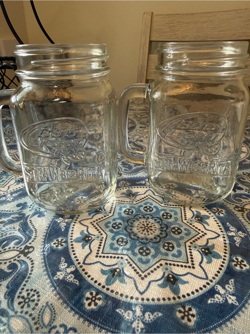 Bud Light Mason Jars
- Set of 2